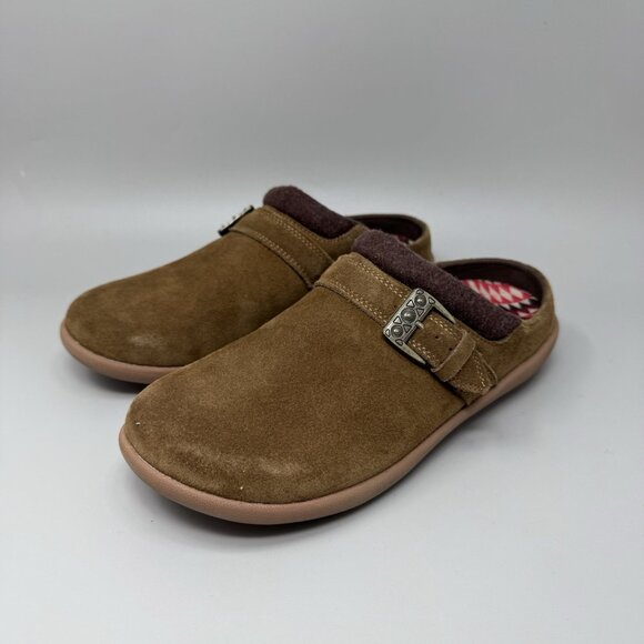 Revitalign Ashley Desert Slip On Shoes Brown Suede Size 7.5B Womens - Picture 3 of 9